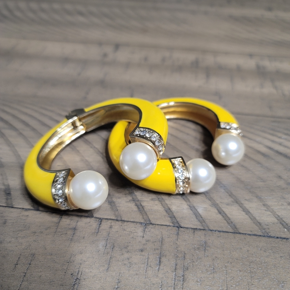 Beautiful Vintage Sassy Jones Cuff bracelets 2